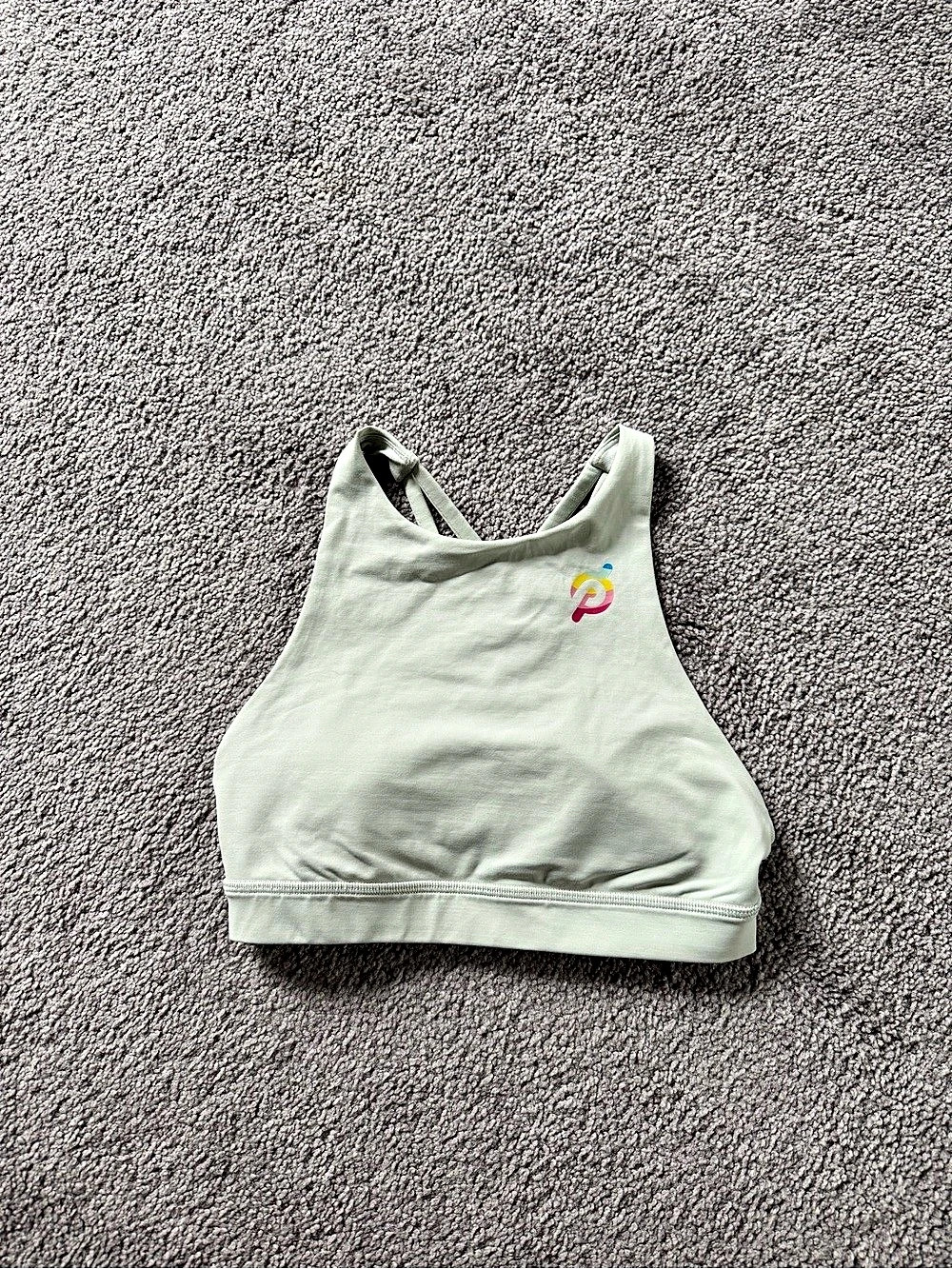 Peloton Endurance Light High Neck Bra Sports Bra in Green